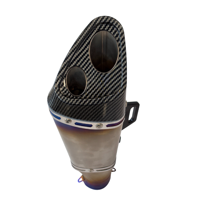 AKRAPOVIC DUAL EXHAUST CROME